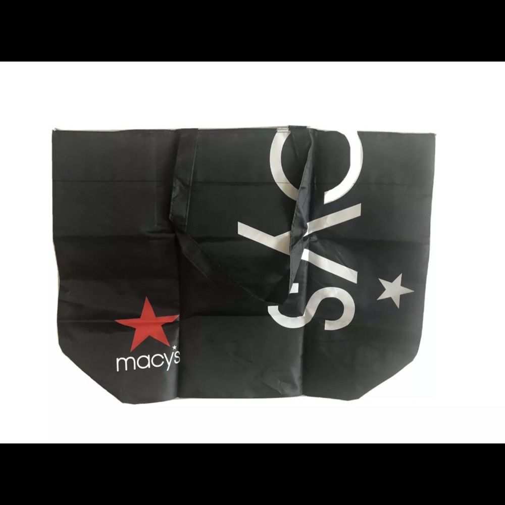 MACY's Folding Tote Bag Reusable Grocery Bag NWT